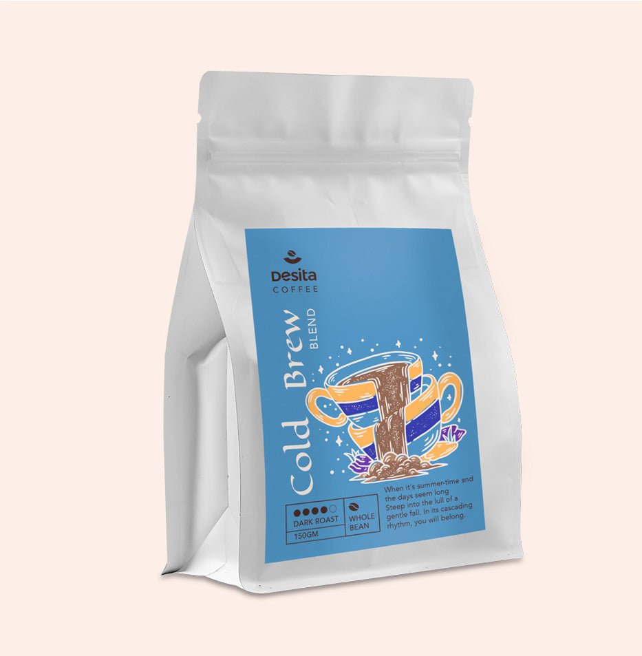 Desita – Cold Brew Roast 250g | Roasted for Slow, Cold Extraction | Whole Beans or Ground