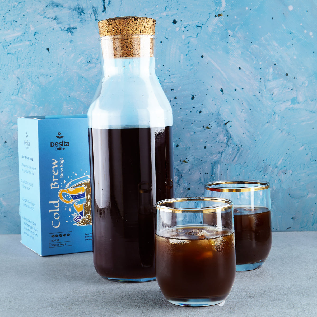 Desita – Cold Brew Bags | Box of 5 | Roasted for Cold Extraction