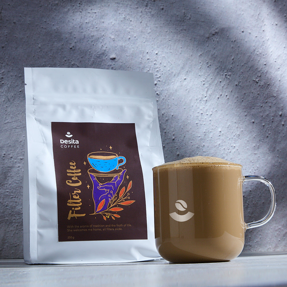 Desita – South Indian Filter Coffee 250g | Roasted and Ground for Traditional Filter Brewing