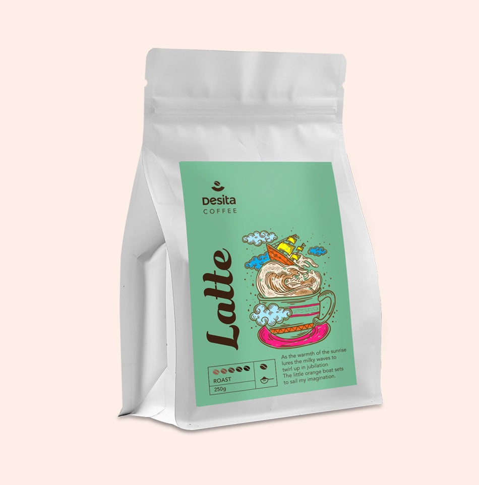 Desita – Latte Roast 250g | Developed for Milk-Based Brewing | Whole Beans or Ground